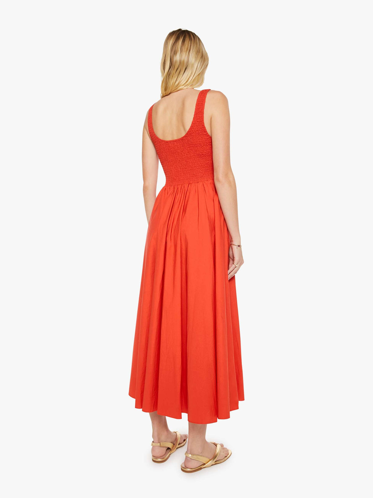Mother Denim XiRENA Florence Dress RED FLASH