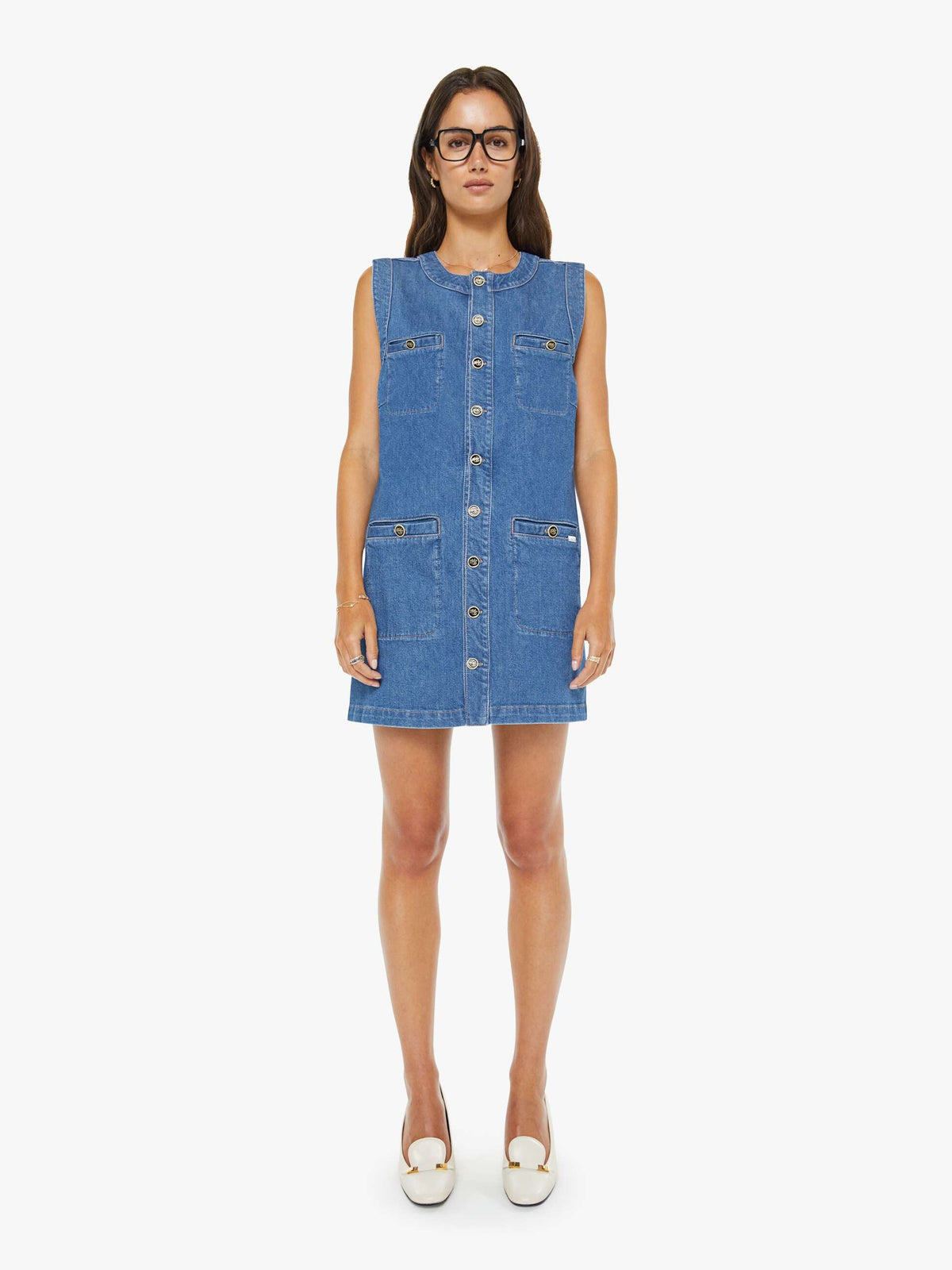 Mother Denim The Stashed Picky Mini Dress Whisk Me Away