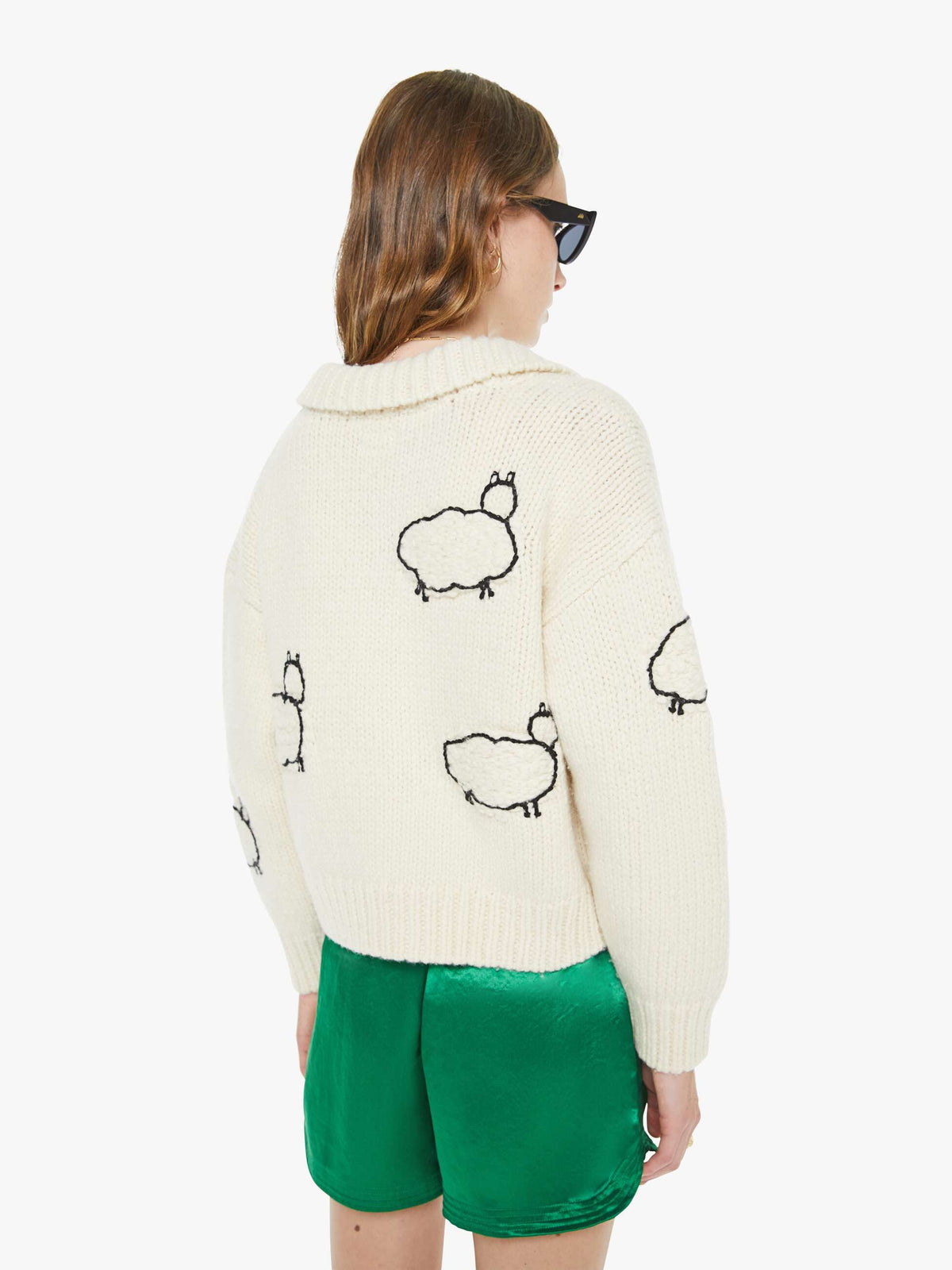 Mother Denim The Crop Raquette Cardigan Wool Plus The Gang
