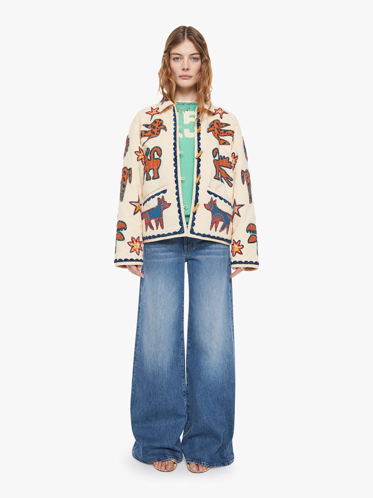 Mother Denim The Loophole Beige (Medium)