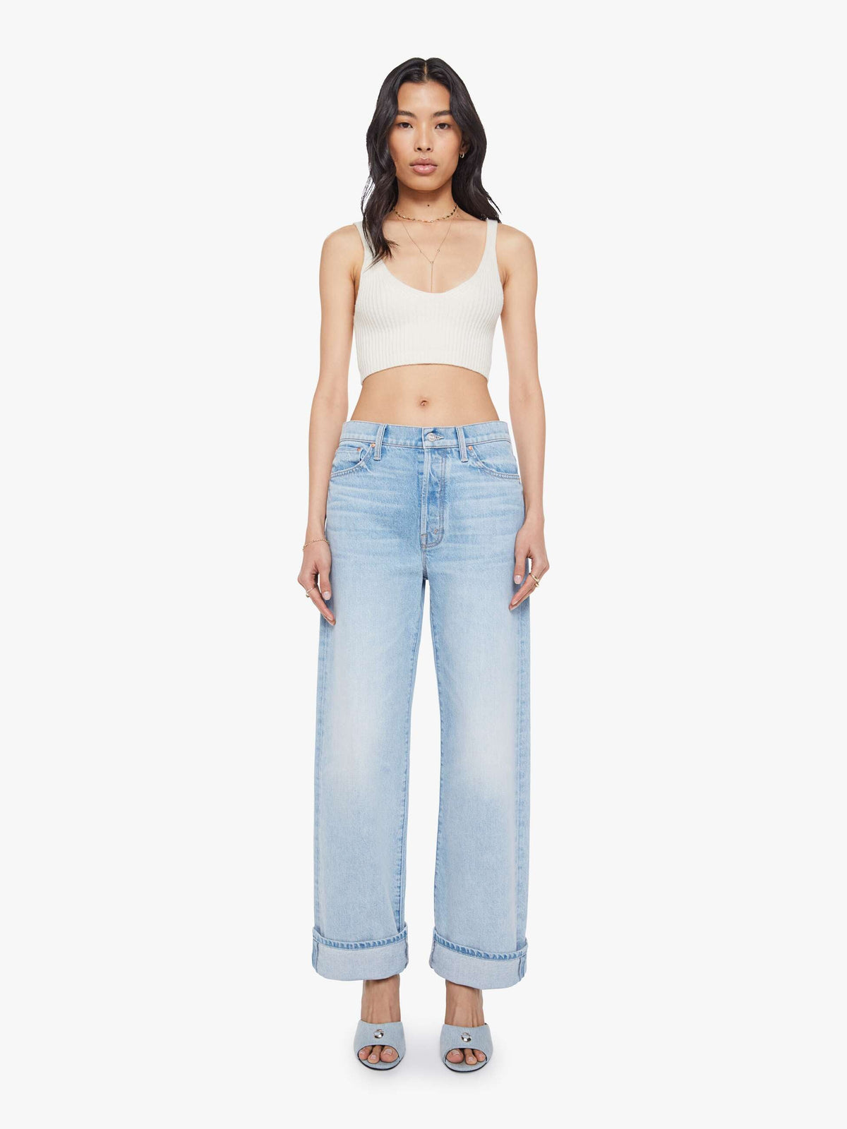 Mother Denim The Zip Raquette Cardigan Fluff Back