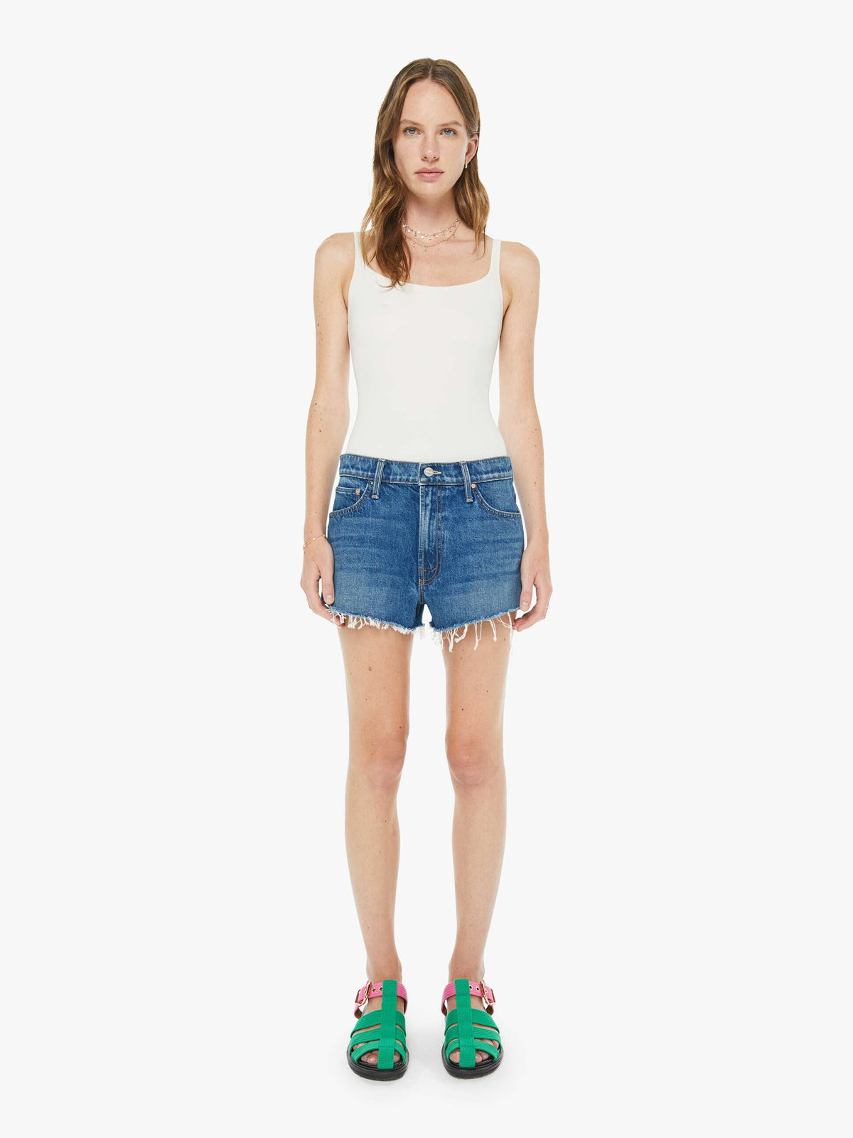 Mother Denim The Bruiser Spray Tan