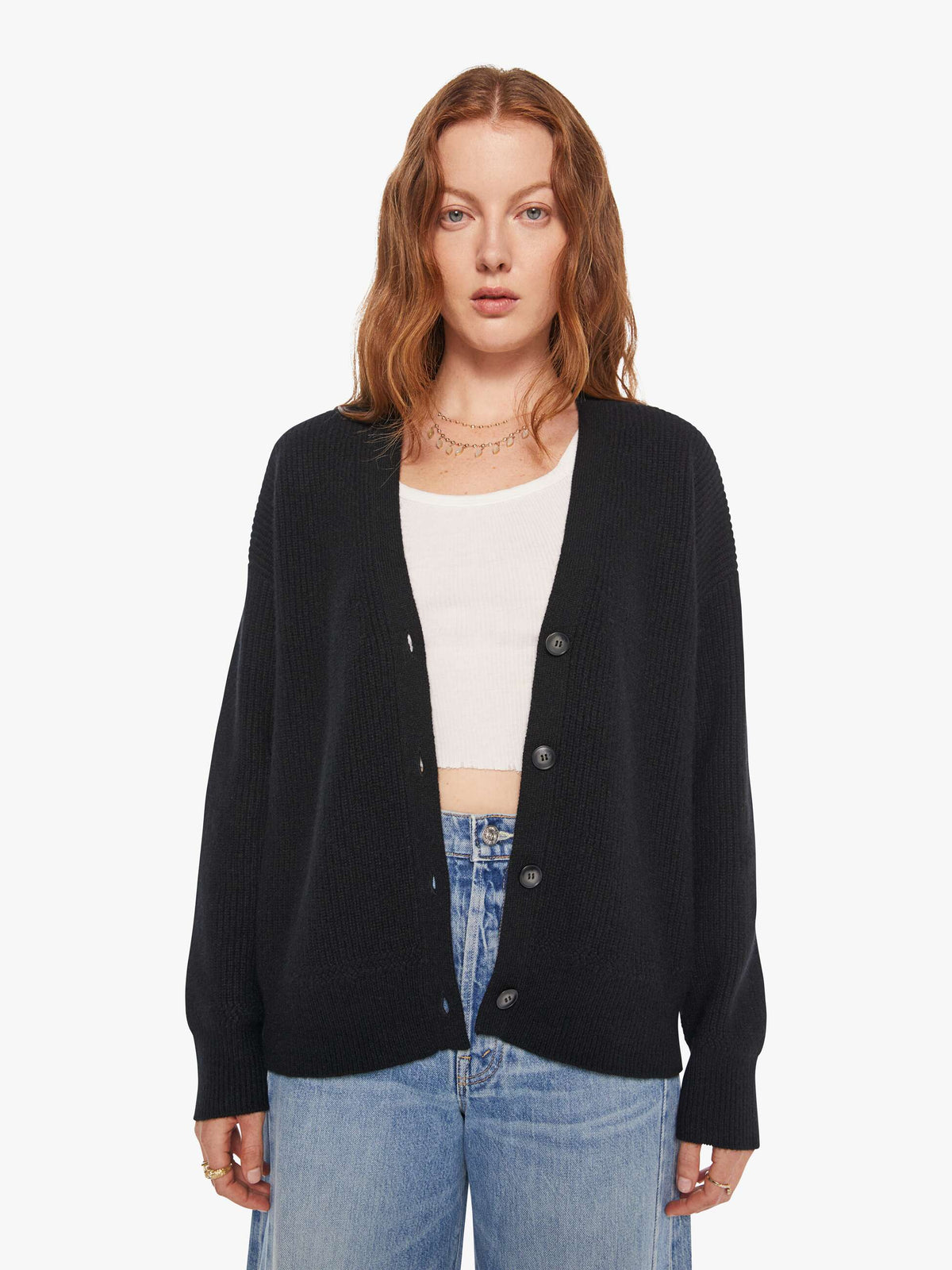 Mother Denim XiRENA Ramona Cardigan Black