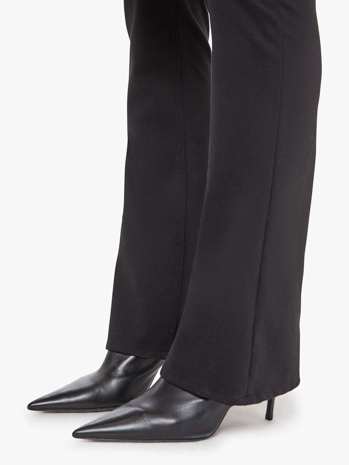 Mother Denim High Waisted Runaway Black