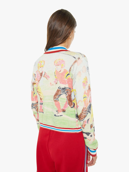 Mother Denim The Sport Rib Personal Best Sneak Tango Red