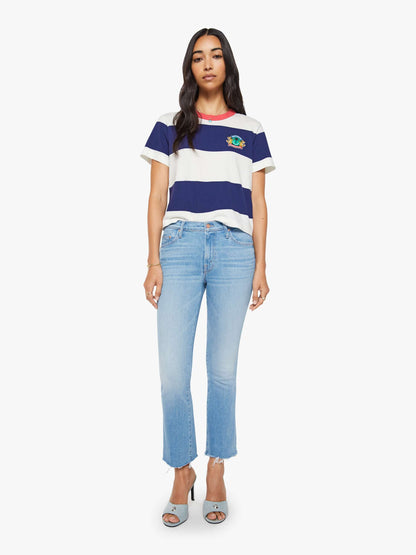 Mother Denim The Boxy Goodie Goodie True Blue And Fluff