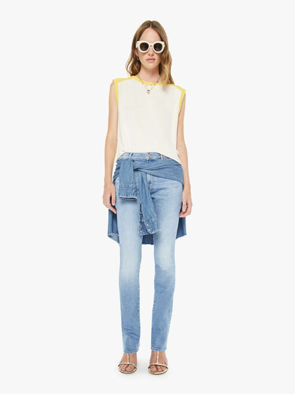 Mother Denim The Sleeveless Concert Spin Cycle