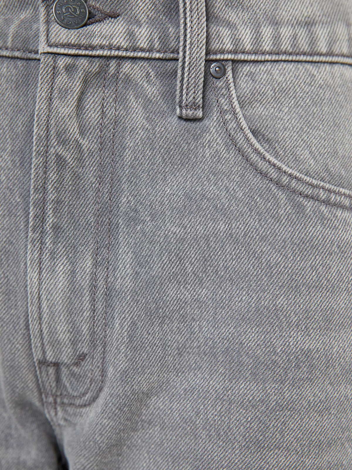 Mother Denim The Half Square Antique White