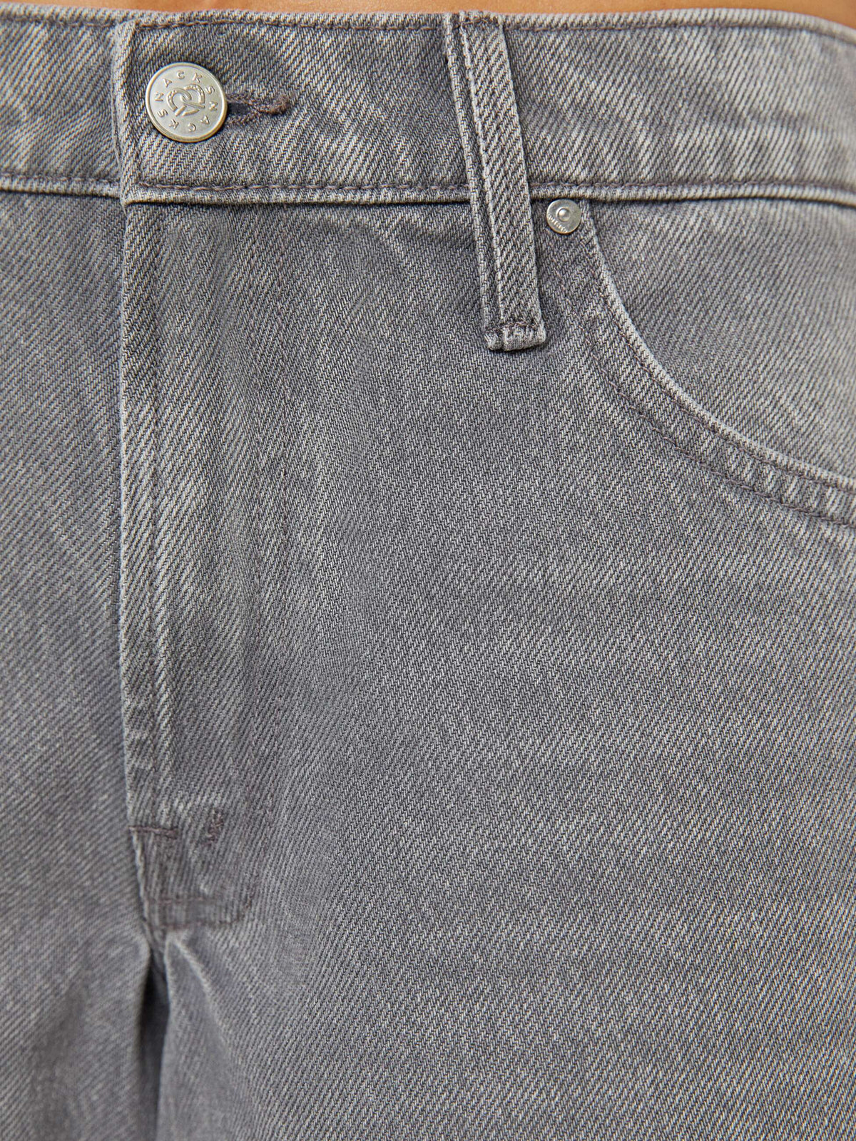 Mother Denim The Half Square Antique White