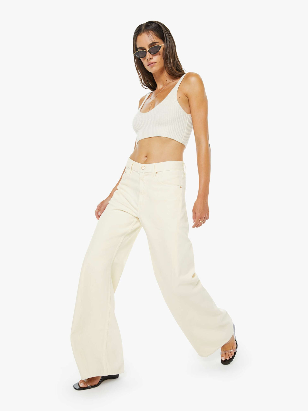 Mother Denim The Double Rowdy Blue (Medium)
