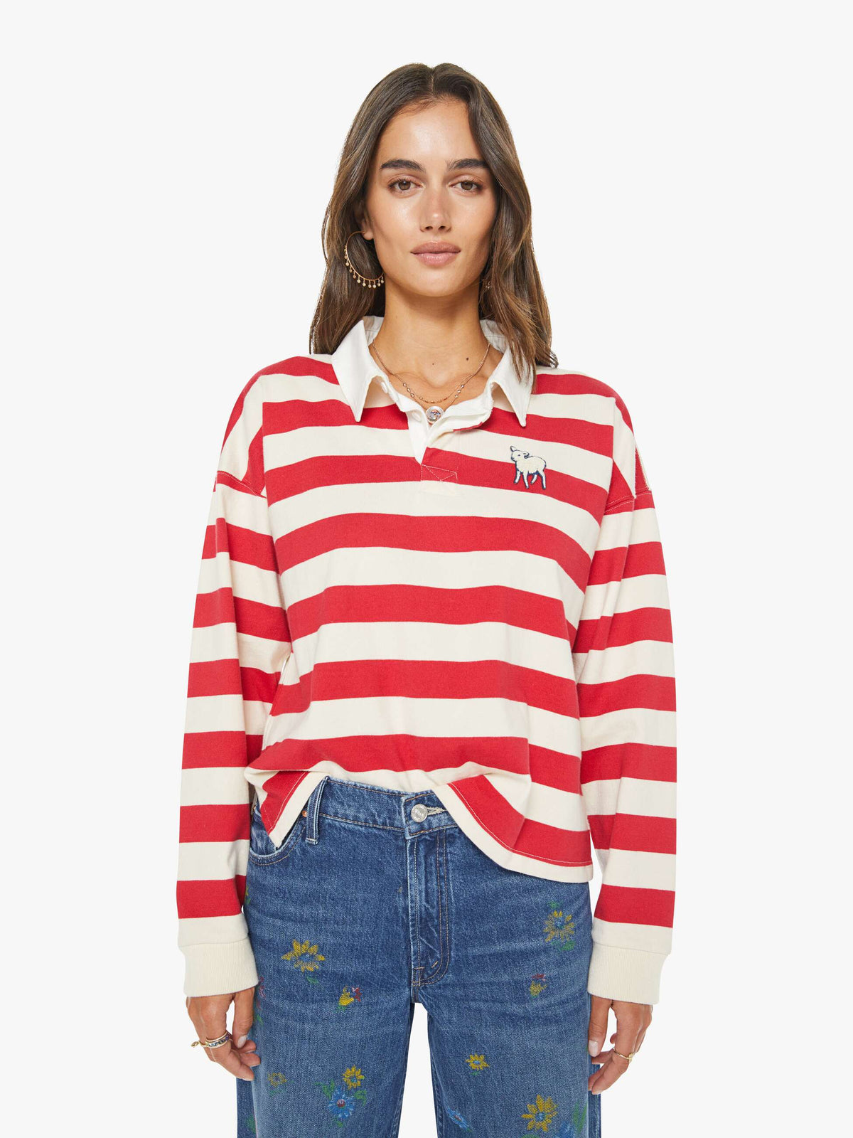 Mother Denim The Lil Goodie Bell Rose Bowl