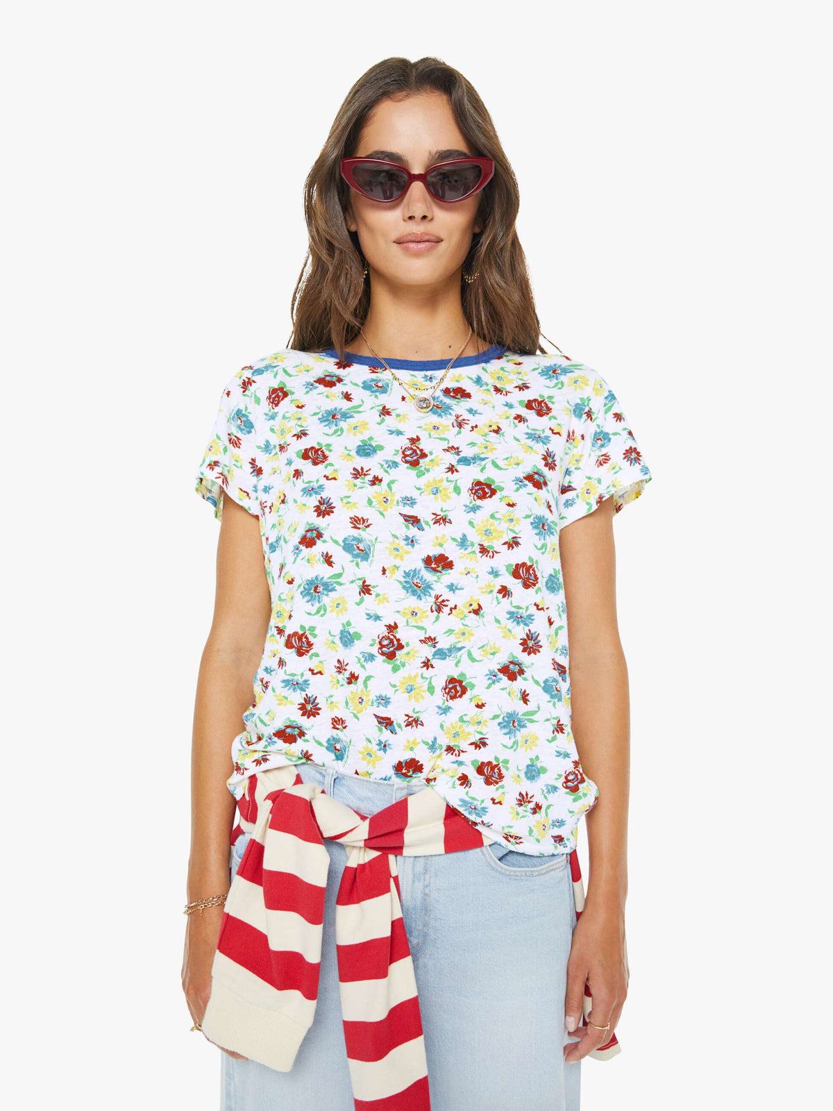 Mother Denim The Lil Goodie Bell Rose Bowl