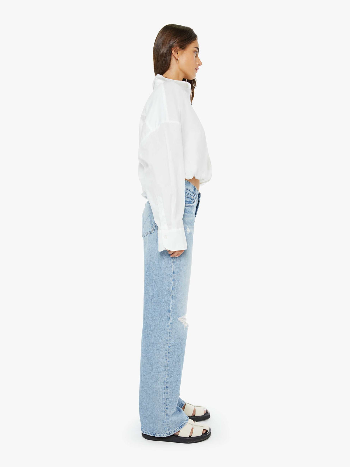 Mother Denim The Boxy Goodie Goodie Take Me To The Lake
