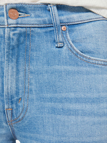 Mother Denim The S/S Match Teaberry And Fluff