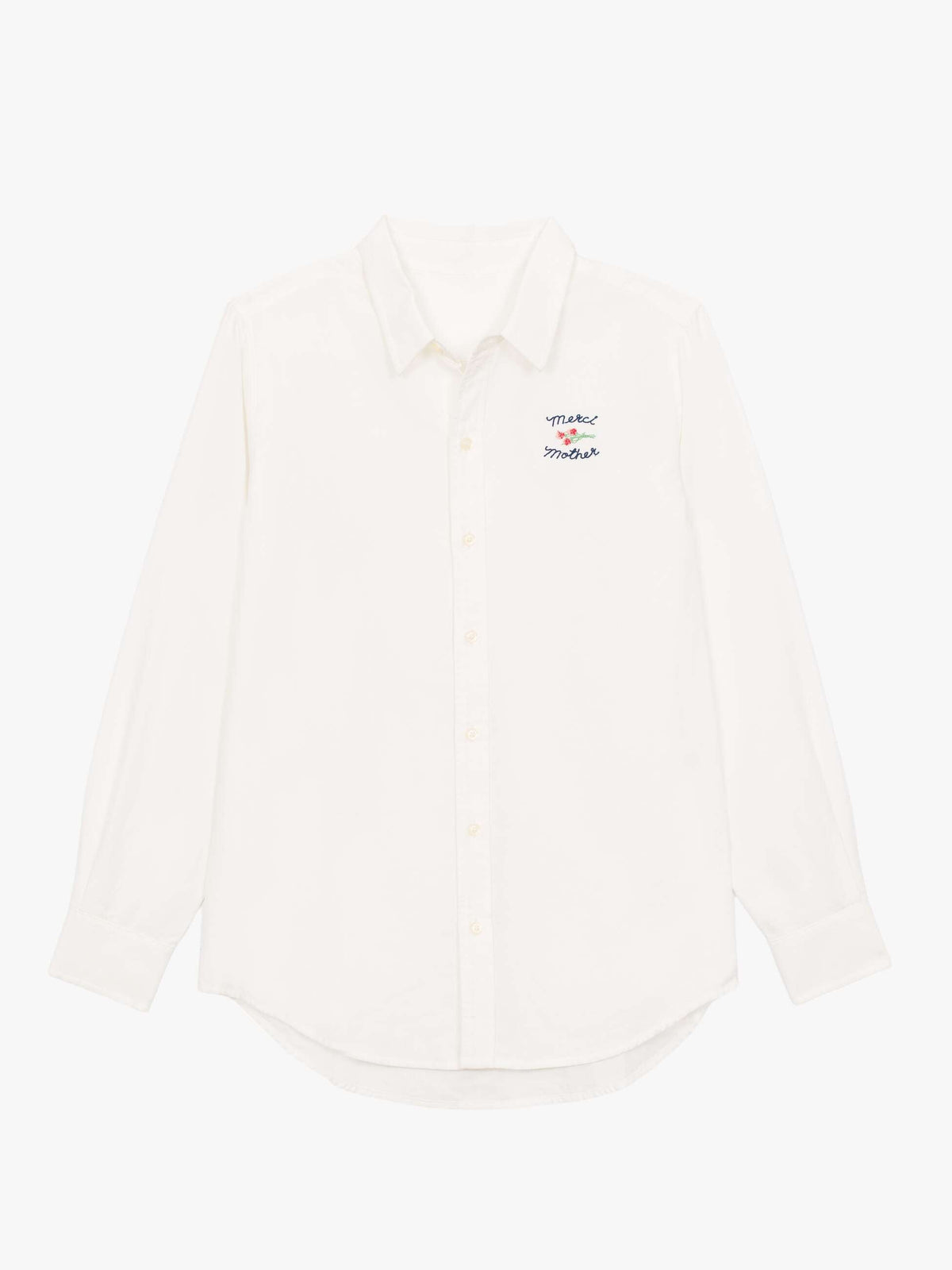 Mother Denim THE BESTIE OFFICE HOURS MERCI White