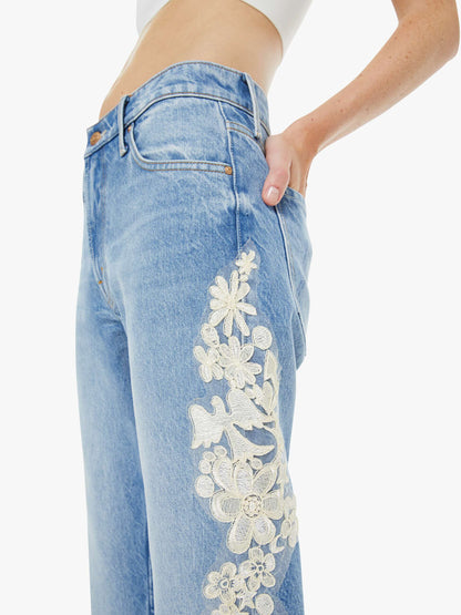 Mother Denim The Memory Lane Puff Sleeve Early Bird