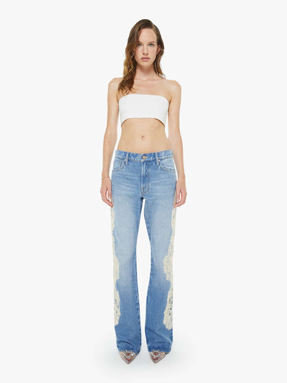 Mother Denim The Memory Lane Puff Sleeve Early Bird