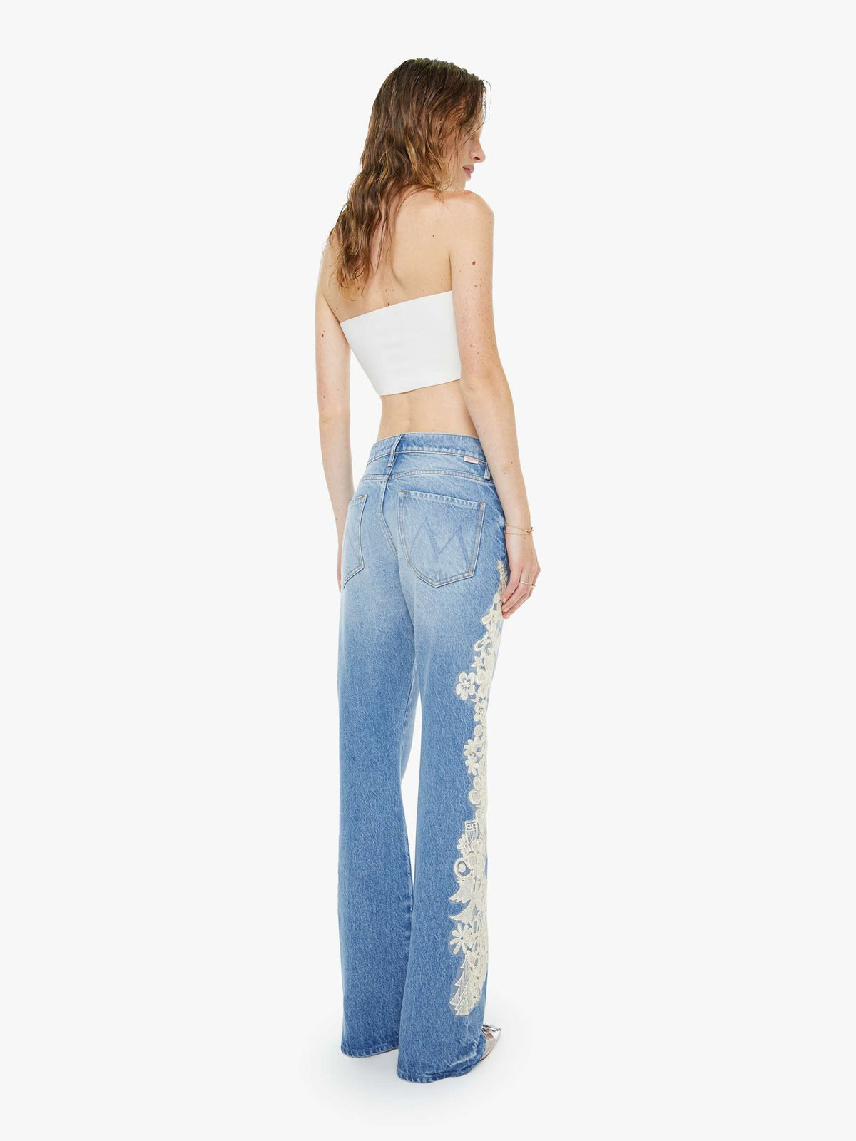 Mother Denim The Memory Lane Puff Sleeve Early Bird