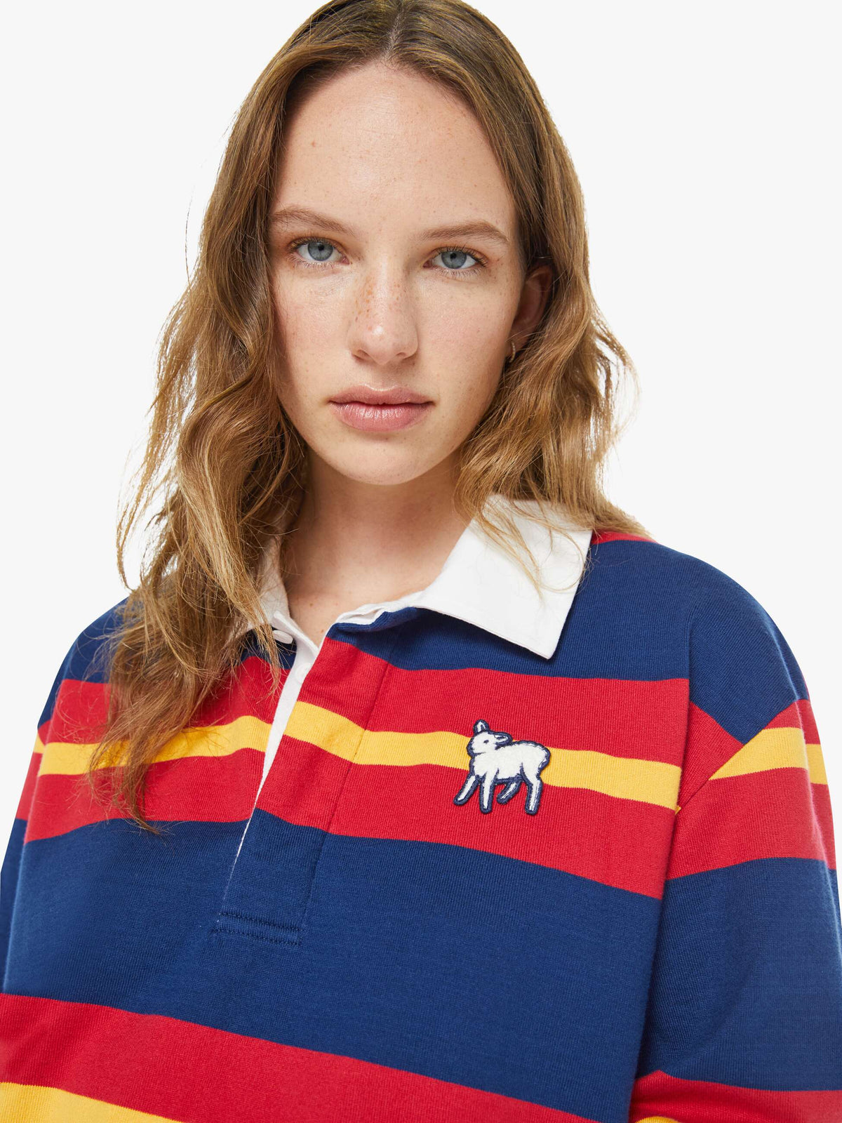 Mother Denim The L/S Huddle Going The Distance