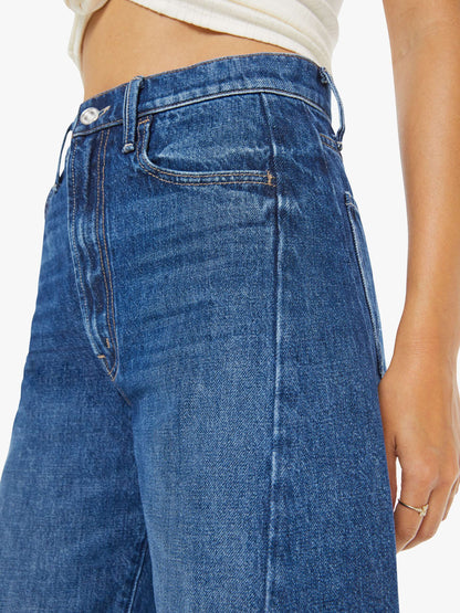 Mother Denim The Half-Pipe Bermuda Fray Blue (Dark)