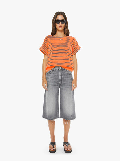 Mother Denim The Whole Lot Zip Twist Fray Bait And Switch