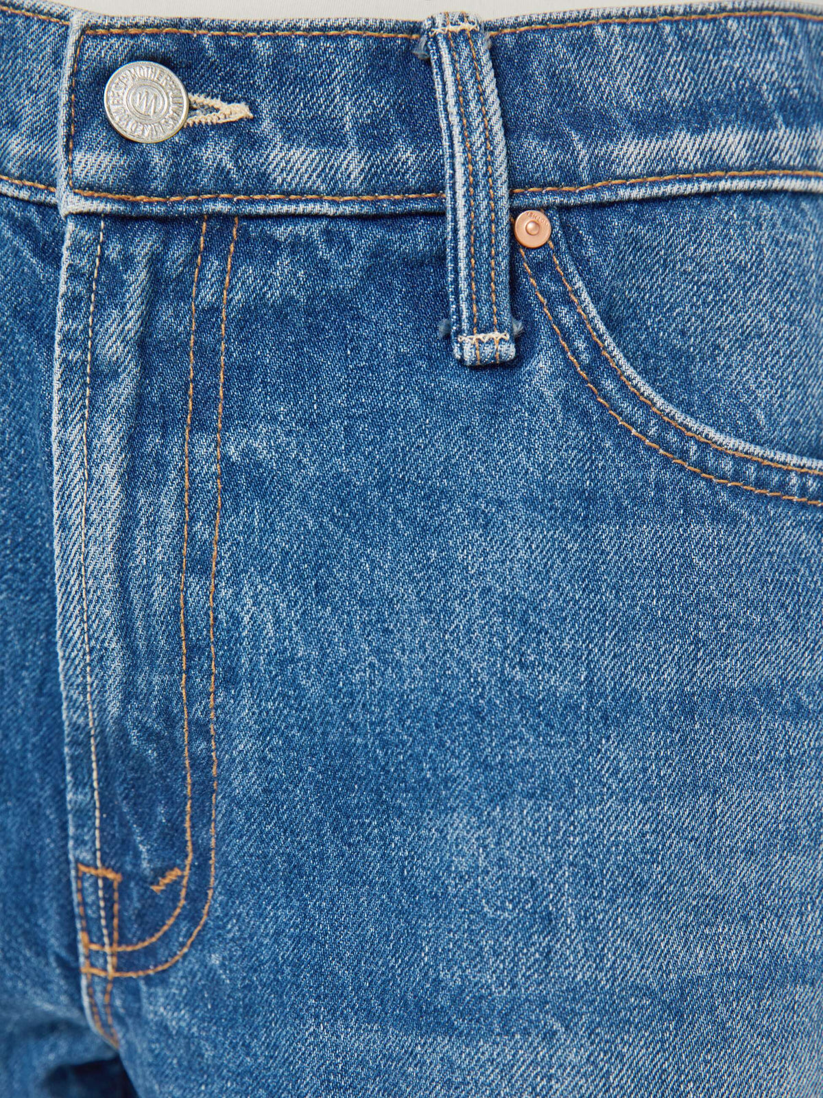 Mother Denim The Dodger Short Short Fray Green Thumb