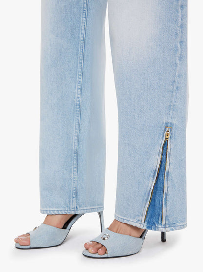 Mother Denim The Crop Jumper Blurred Lines