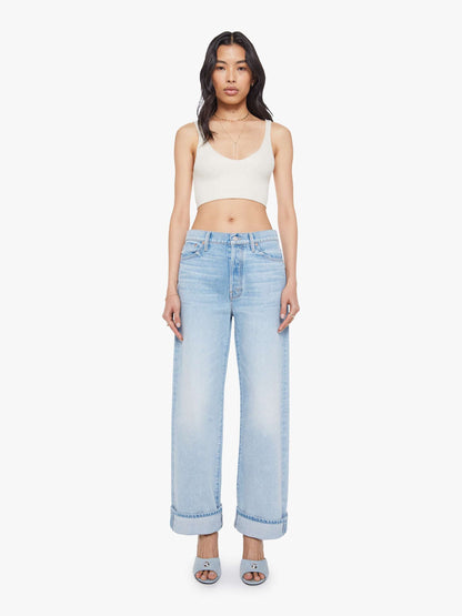 Mother Denim The Crop Jumper Blurred Lines