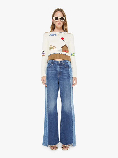 Mother Denim The Shrunken Pullover Little House On The Prairie