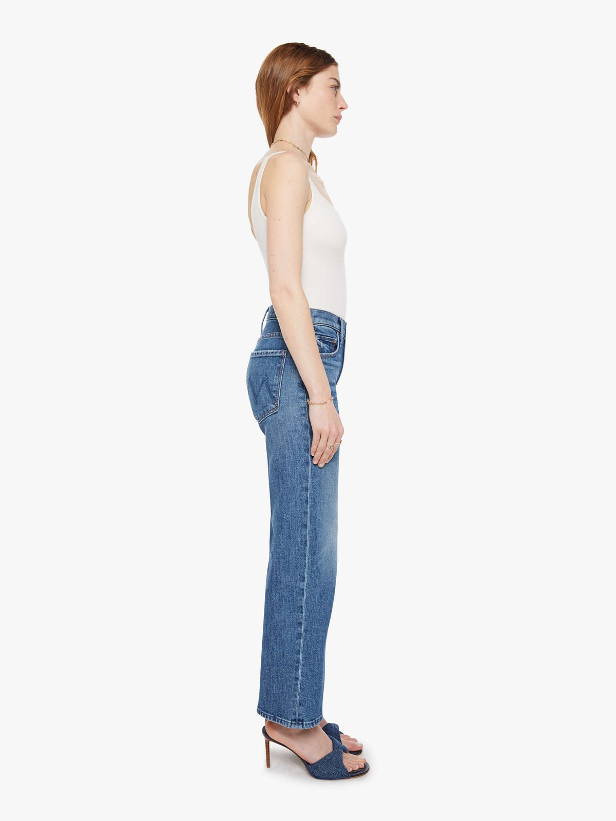 Mother Denim The Crop Cardigan Grey