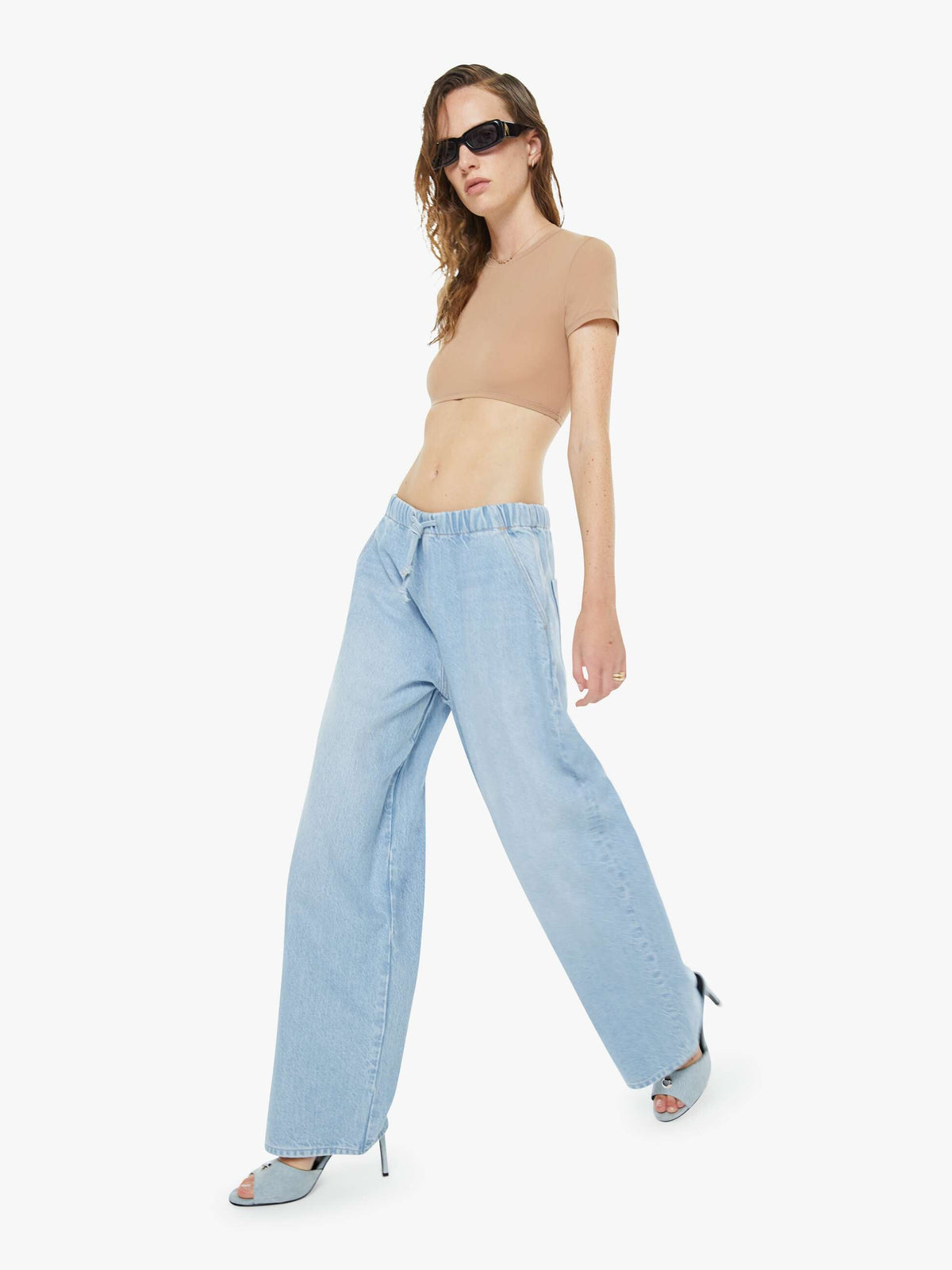 Mother Denim The Boxy Raquette Open Table