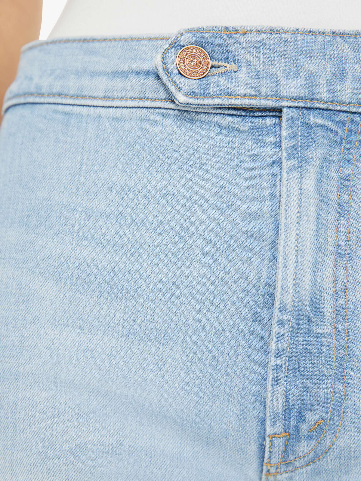 Mother Denim The Crop Pullover Dusk To Dawn