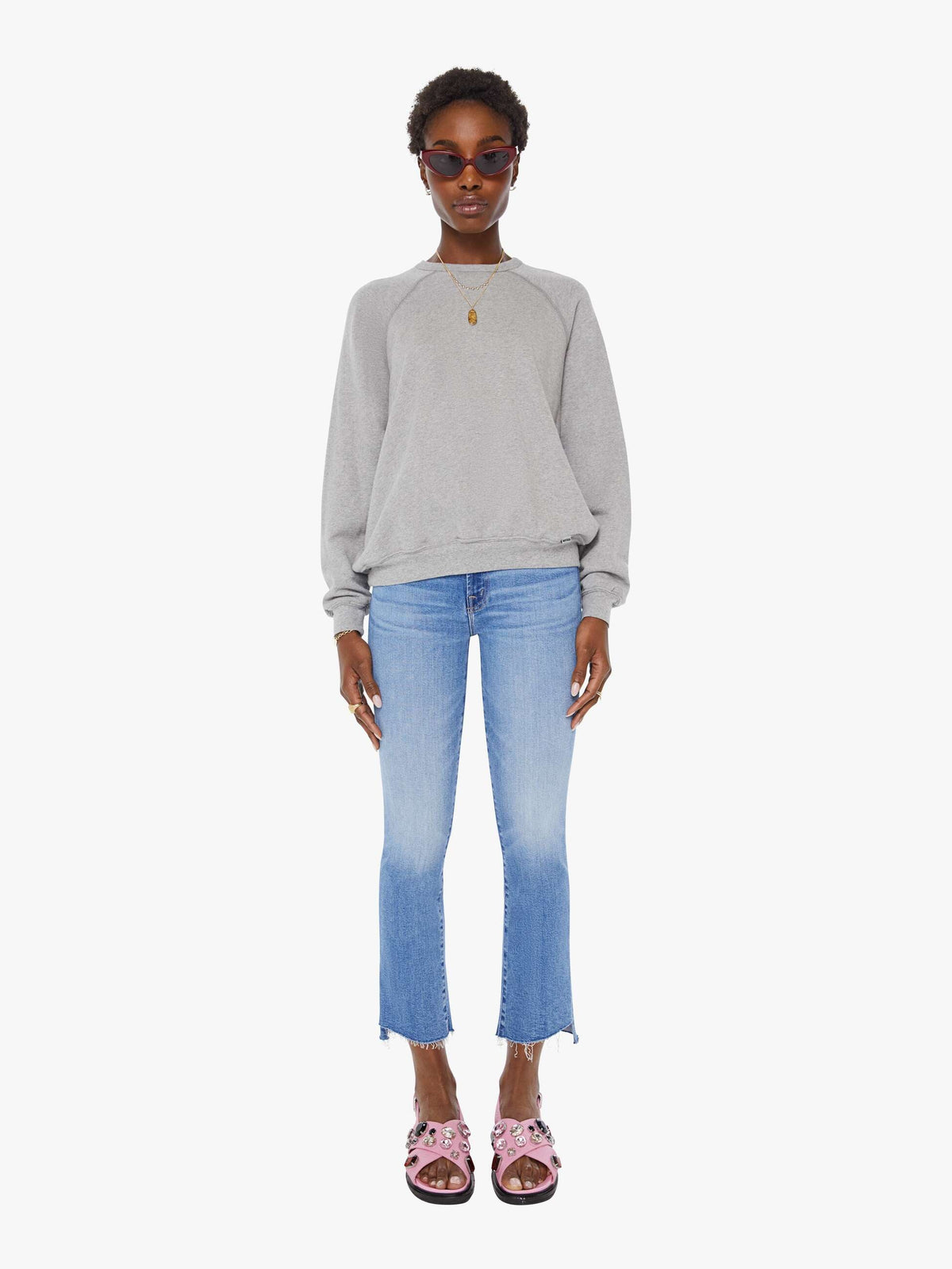Mother Denim The Biggie Concert Grey (Open)
