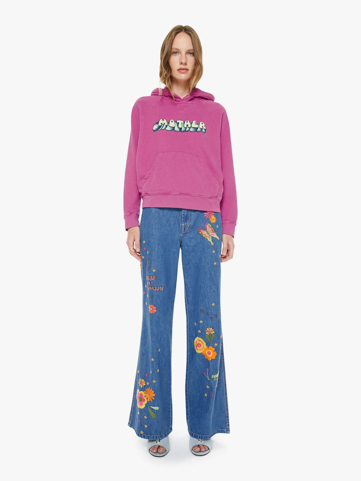 Mother Denim The Square Hoodie Puff Piece