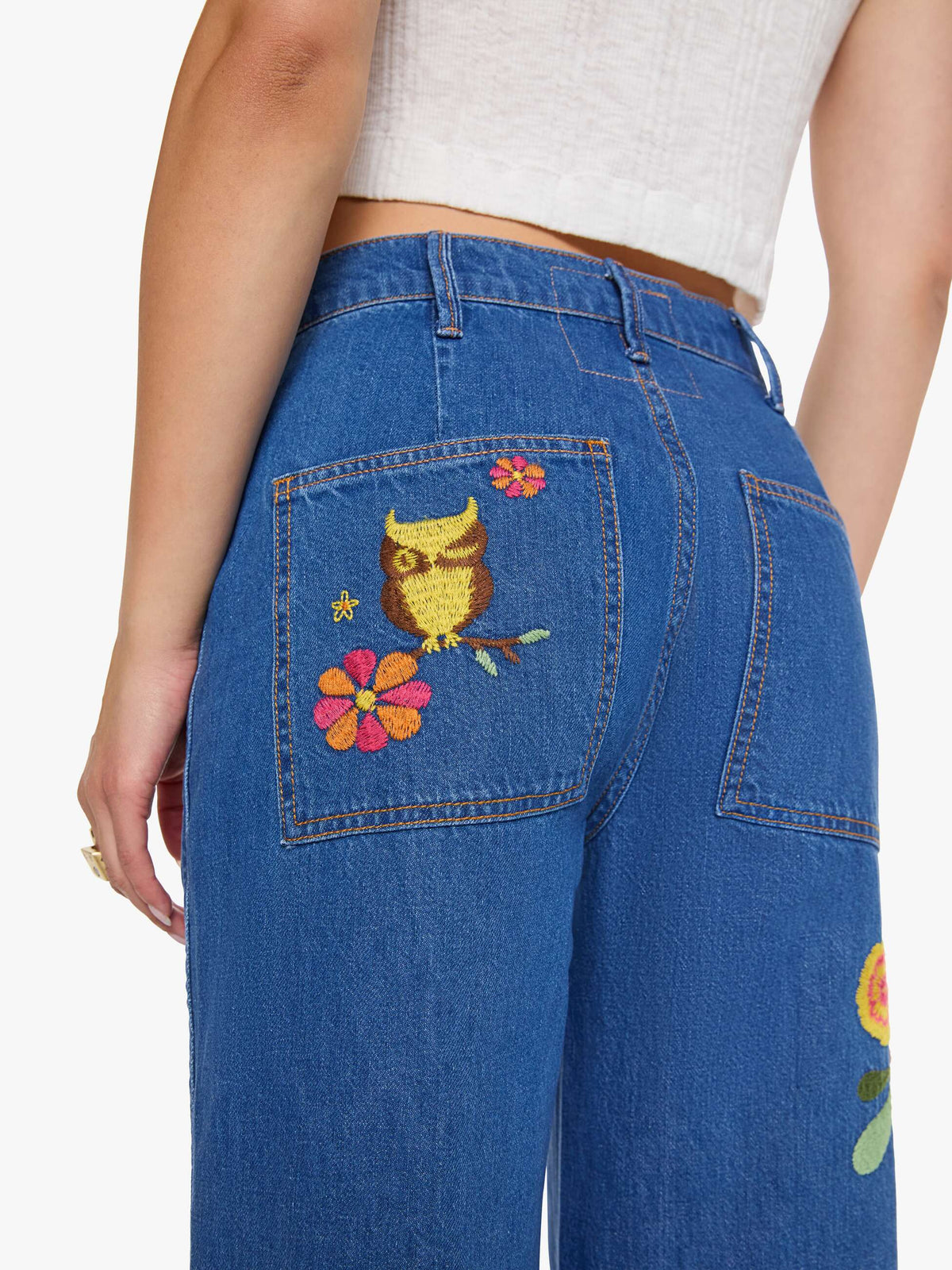 Mother Denim The Square Hoodie Puff Piece